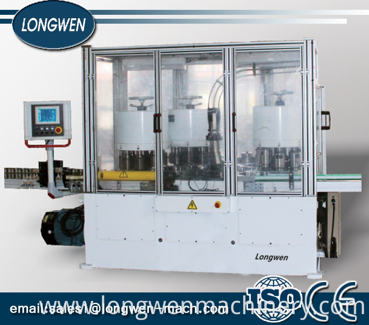 Four - station three piece can manufacturing process Machine for Aerosol Spray Can